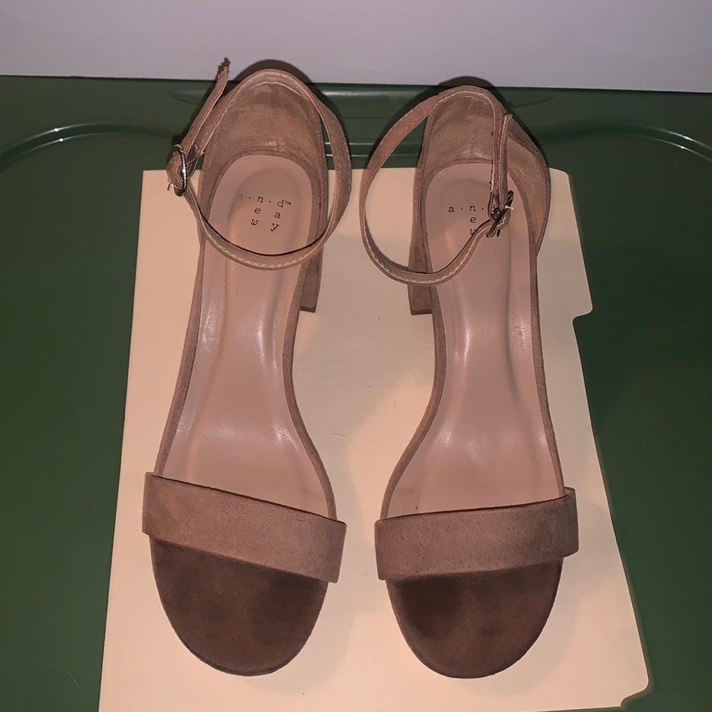 Girls’ 3 inch heel with ankle strap. Worn but in excellent condition.